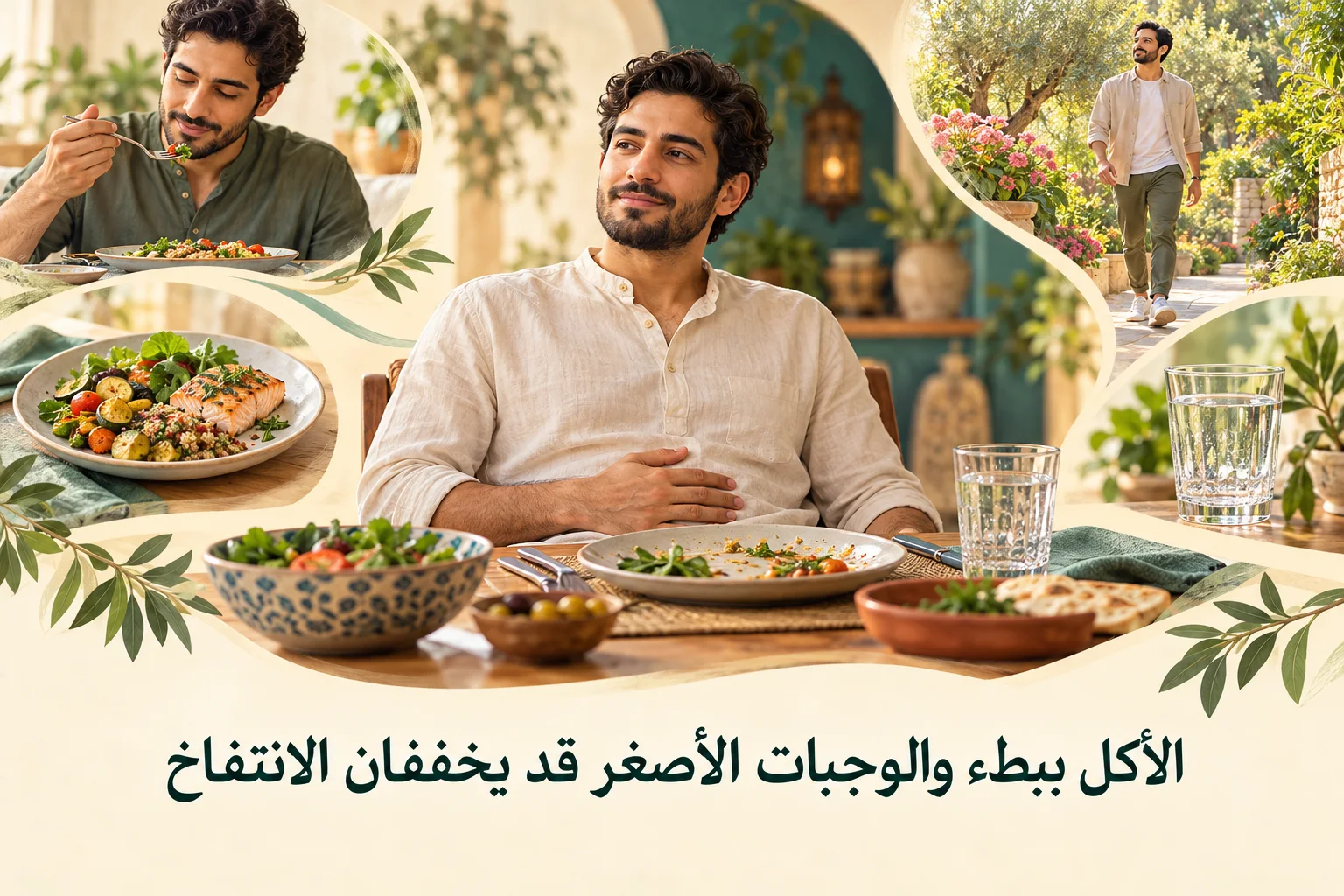 الانتفاخ بعد الأكل2