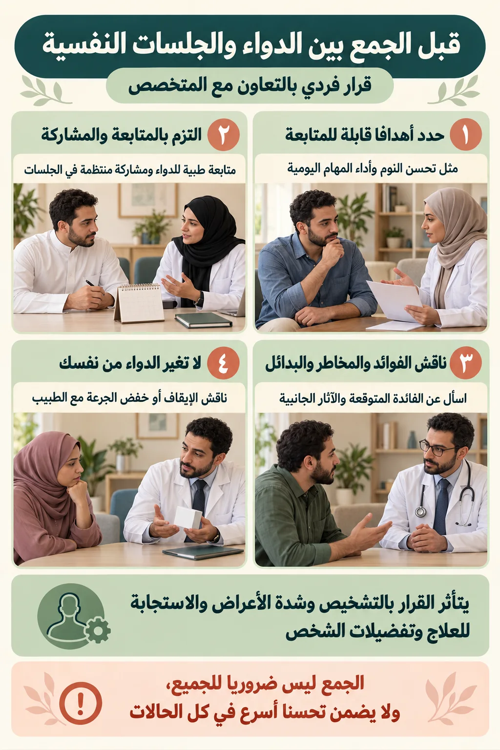 العلاج الدوائي والجلسات النفسية3