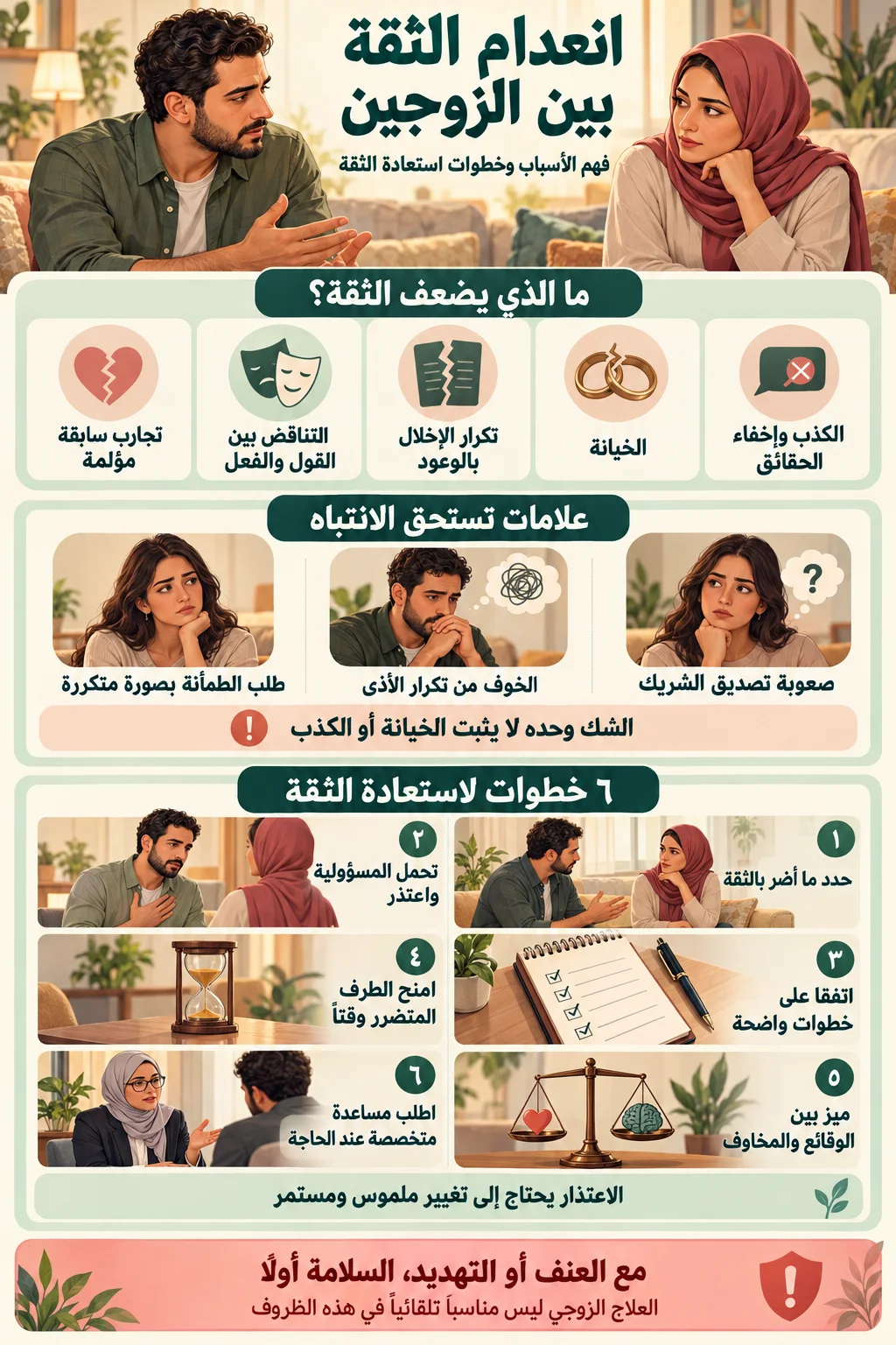 انعدام الثقة بين الزوجين2
