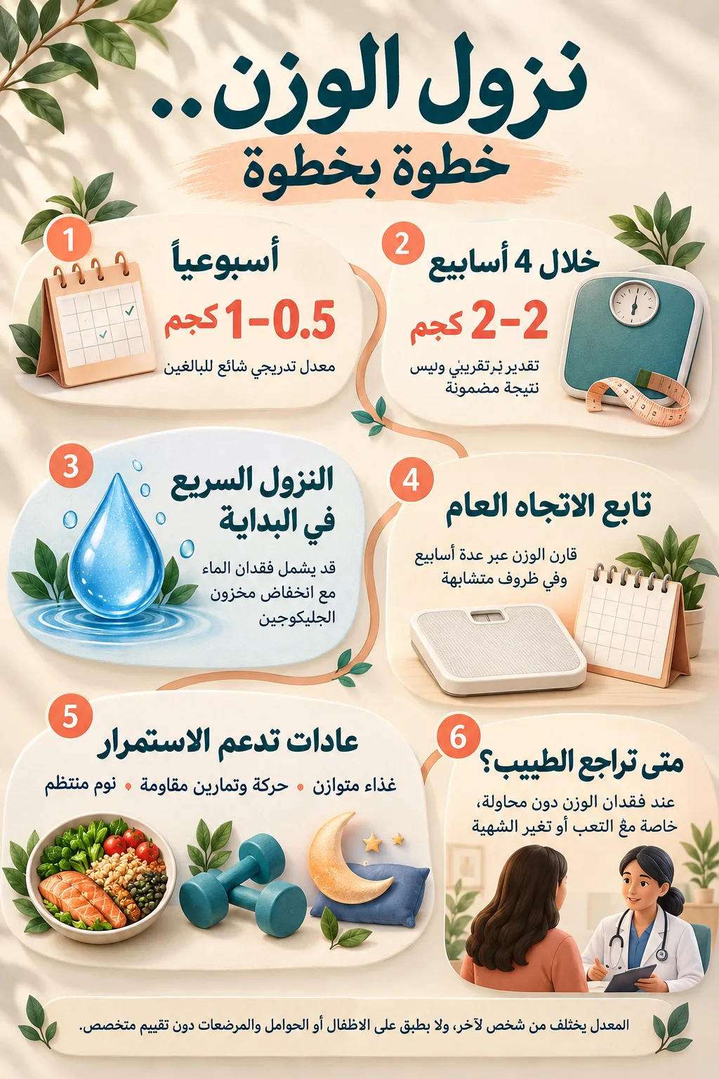 معدل نزول الوزن الطبيعي2
