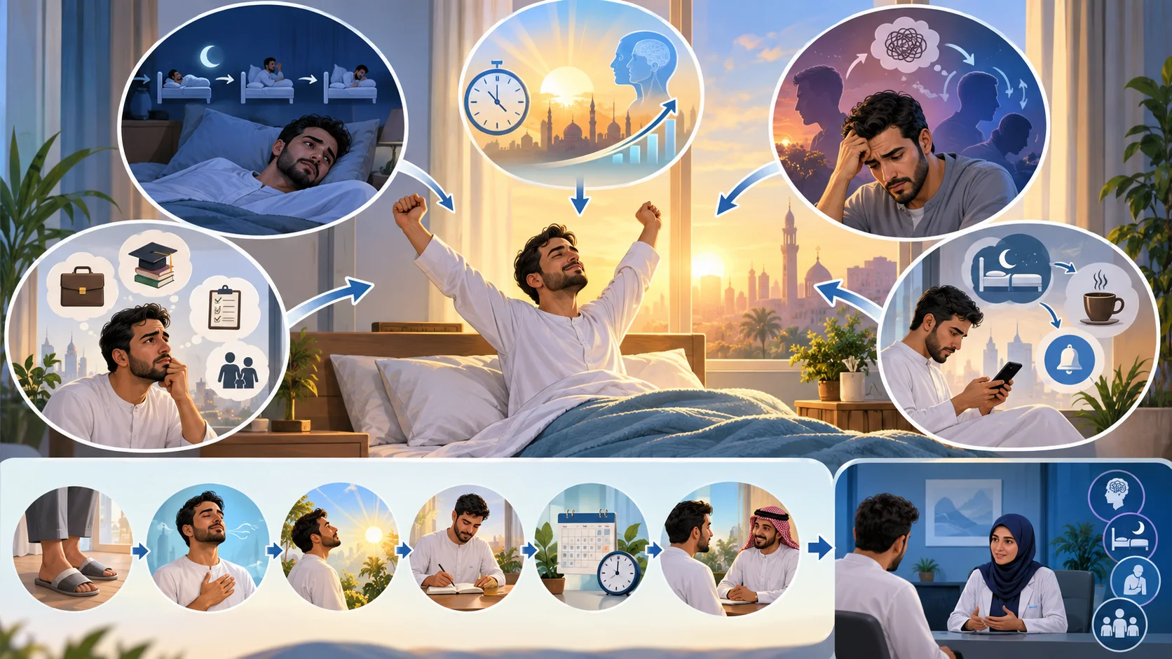 القلق عند الاستيقاظ1
