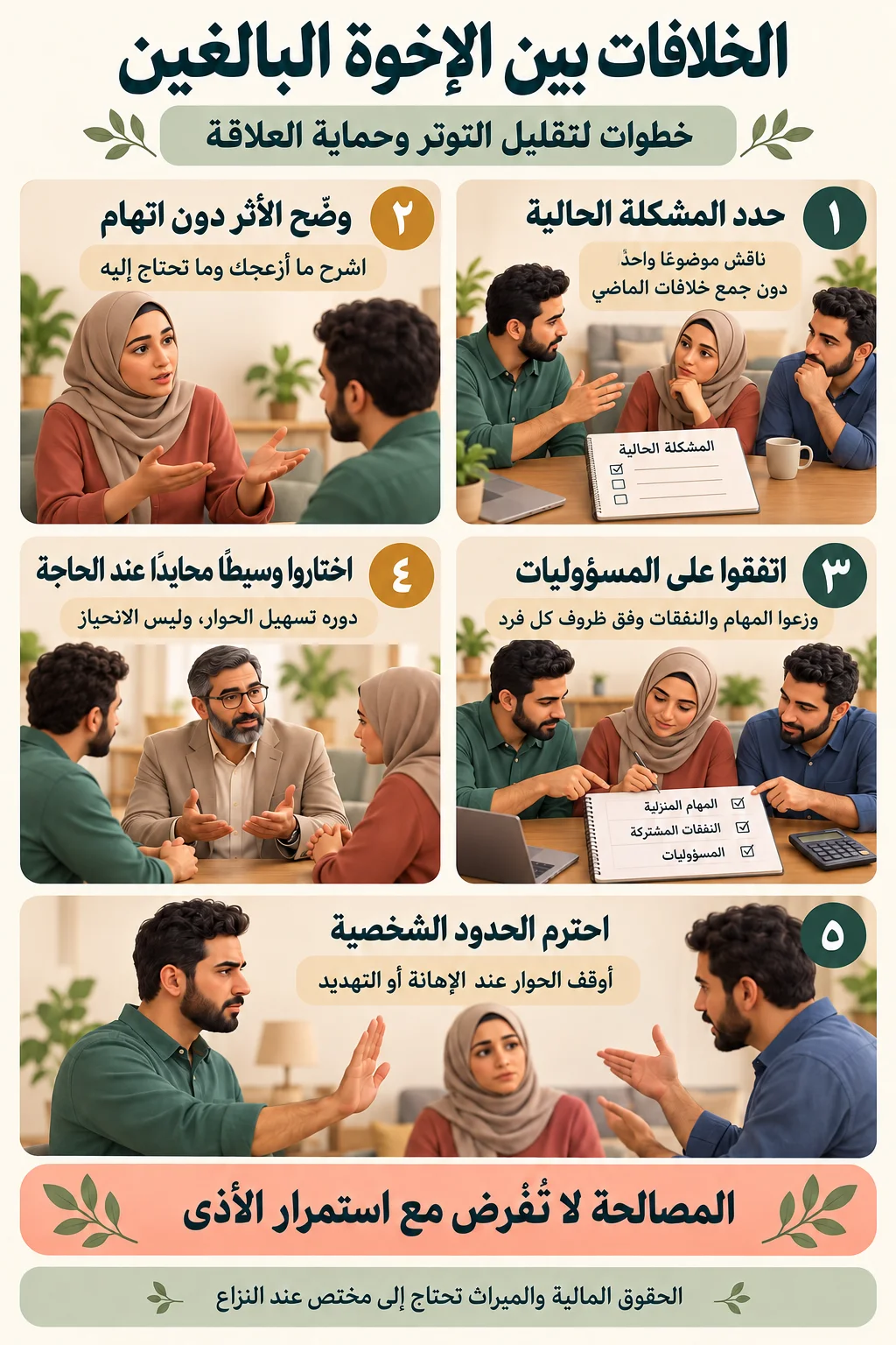الخلافات بين الإخوة البالغين2