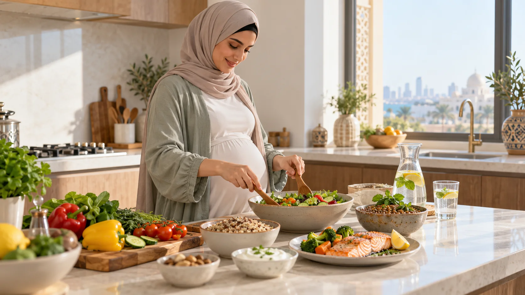 التغذية الصحية خلال الحمل داخلية