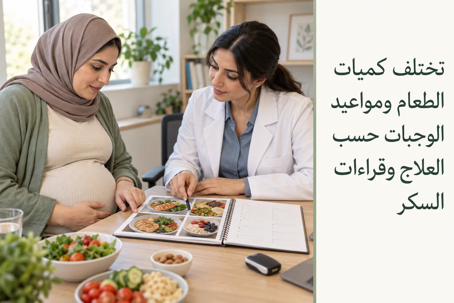 تغذية الحامل المصابة بالسكري1