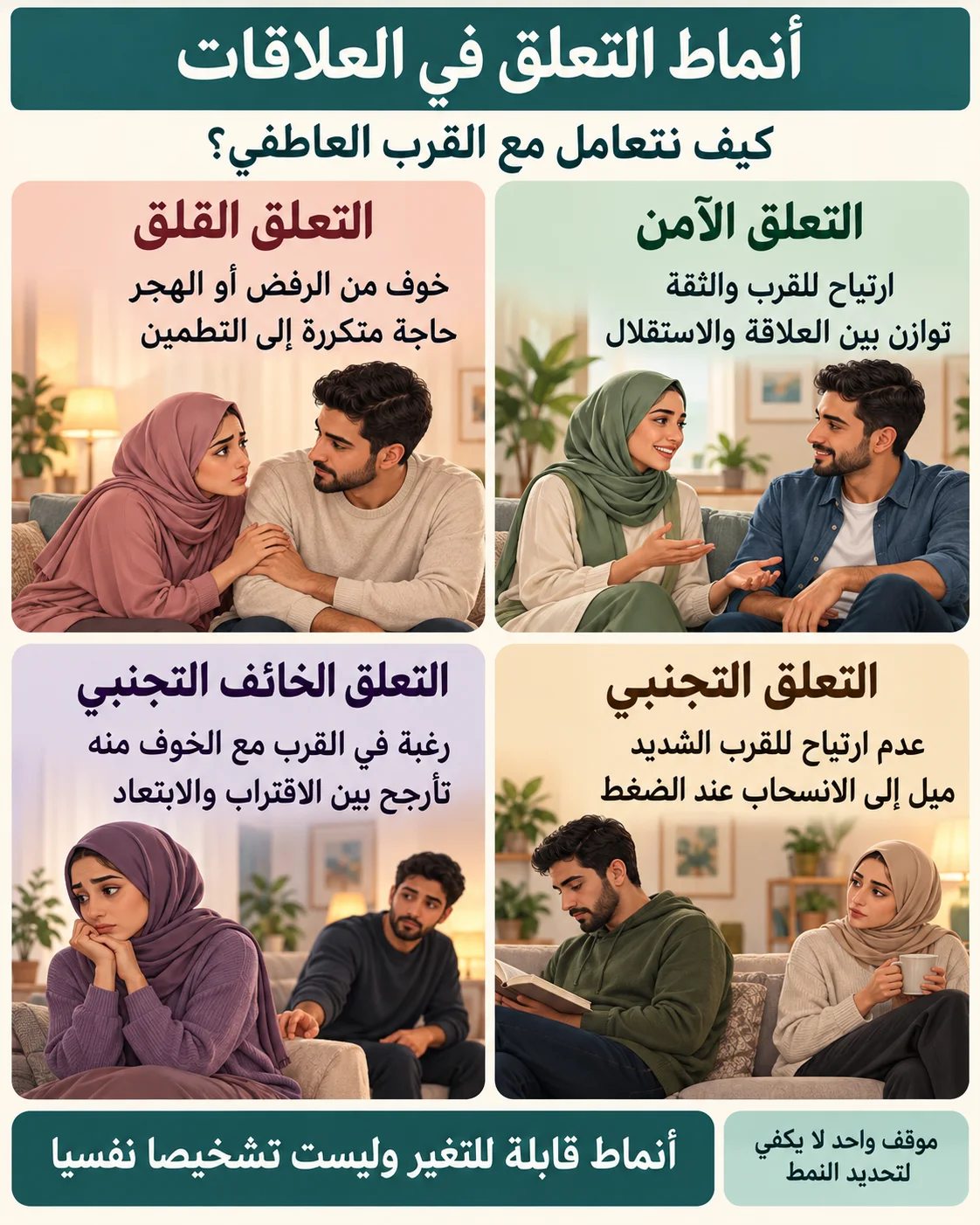 أنماط التعلق في العلاقات1