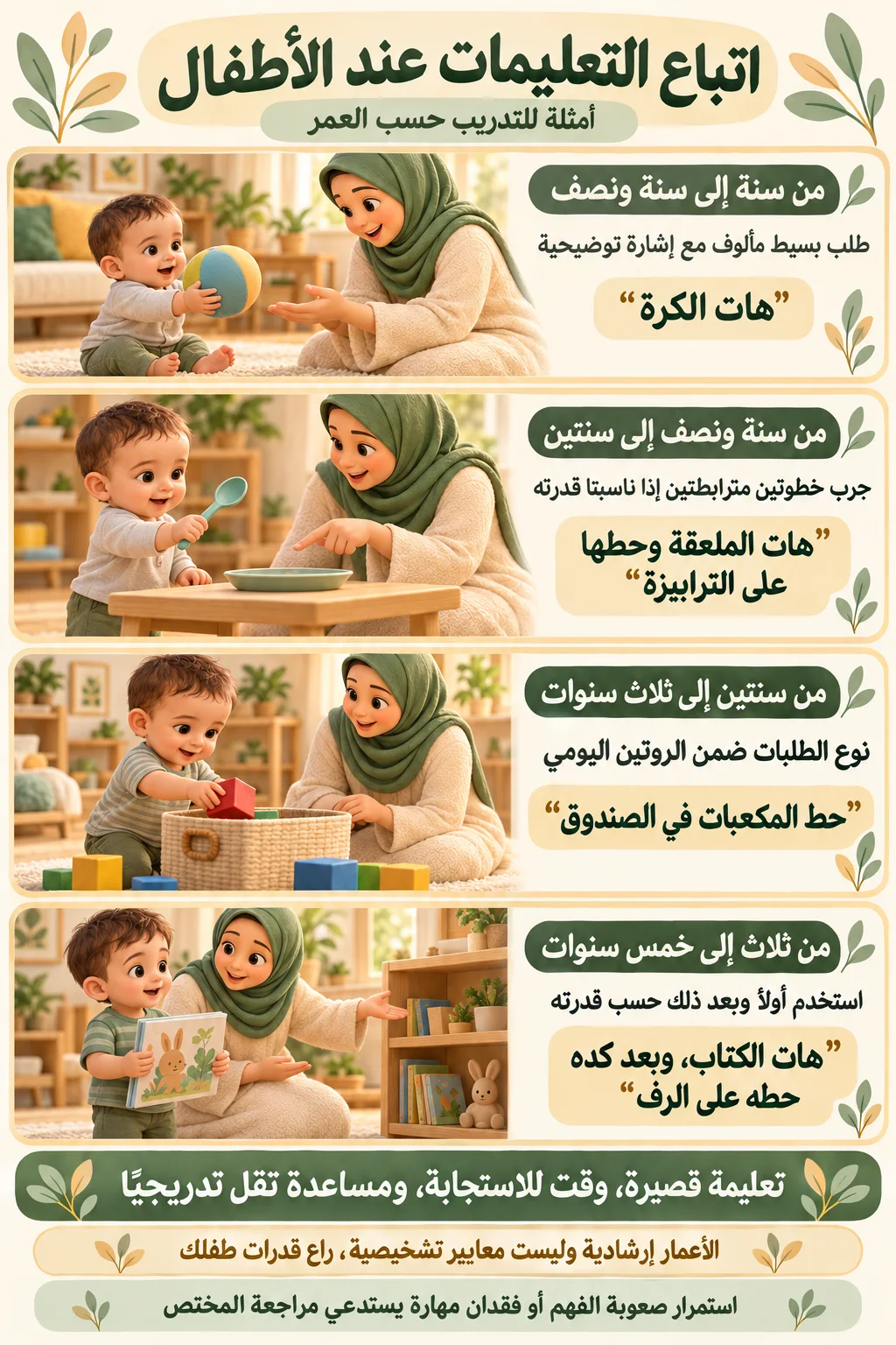 اتباع التعليمات عند الأطفال2