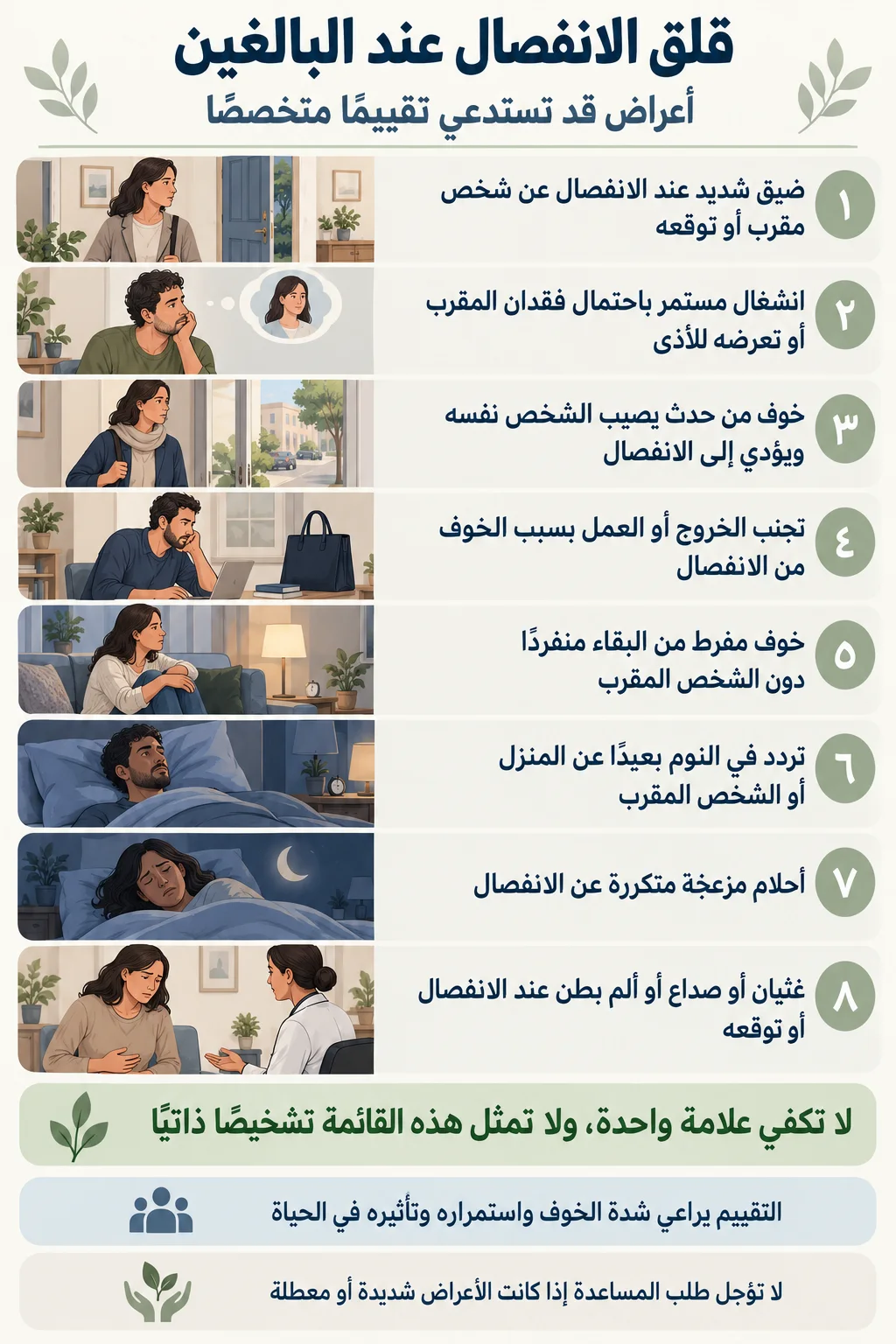 قلق الانفصال عند البالغين2