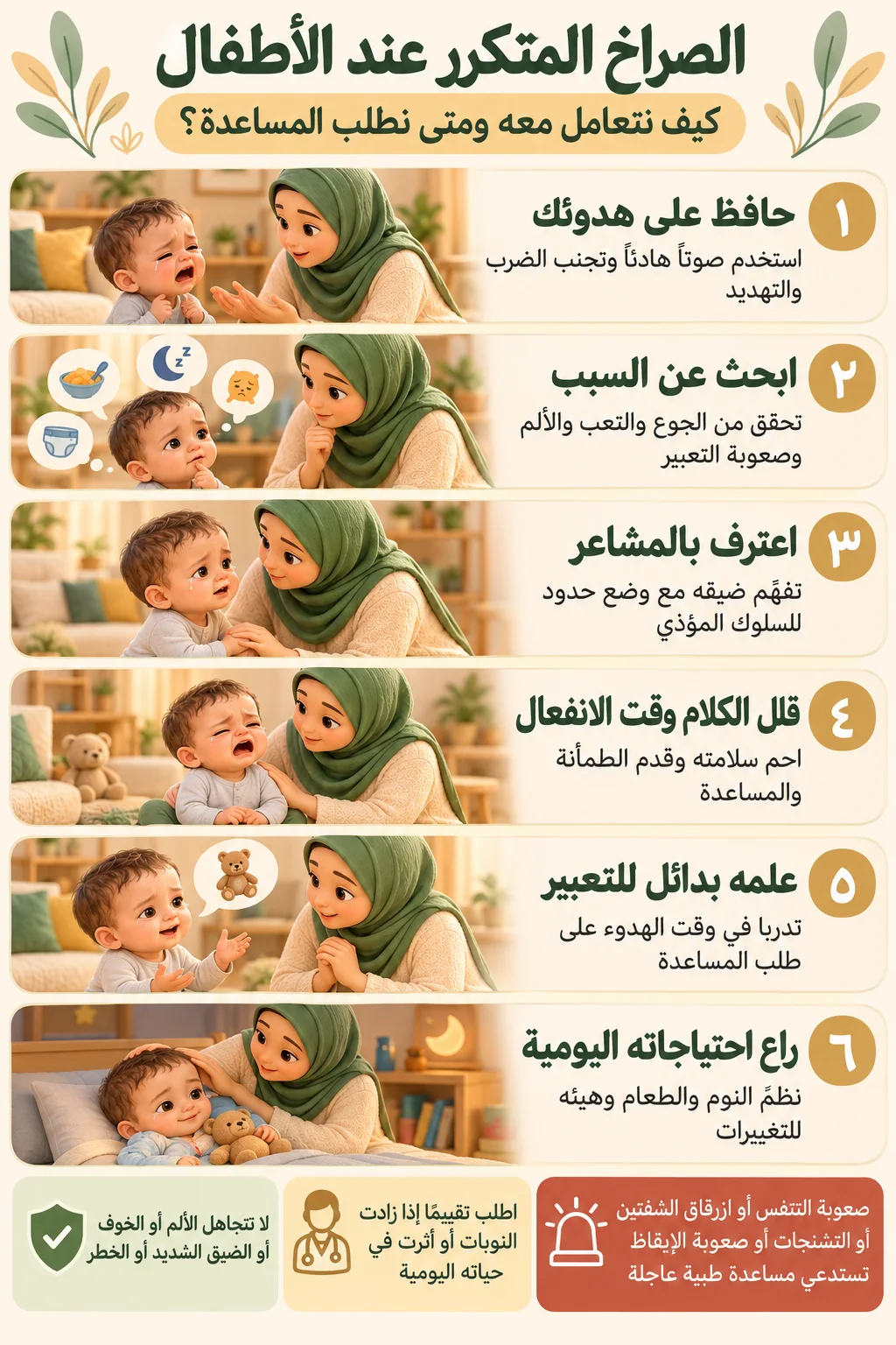 الصراخ المتكرر عند الأطفال2