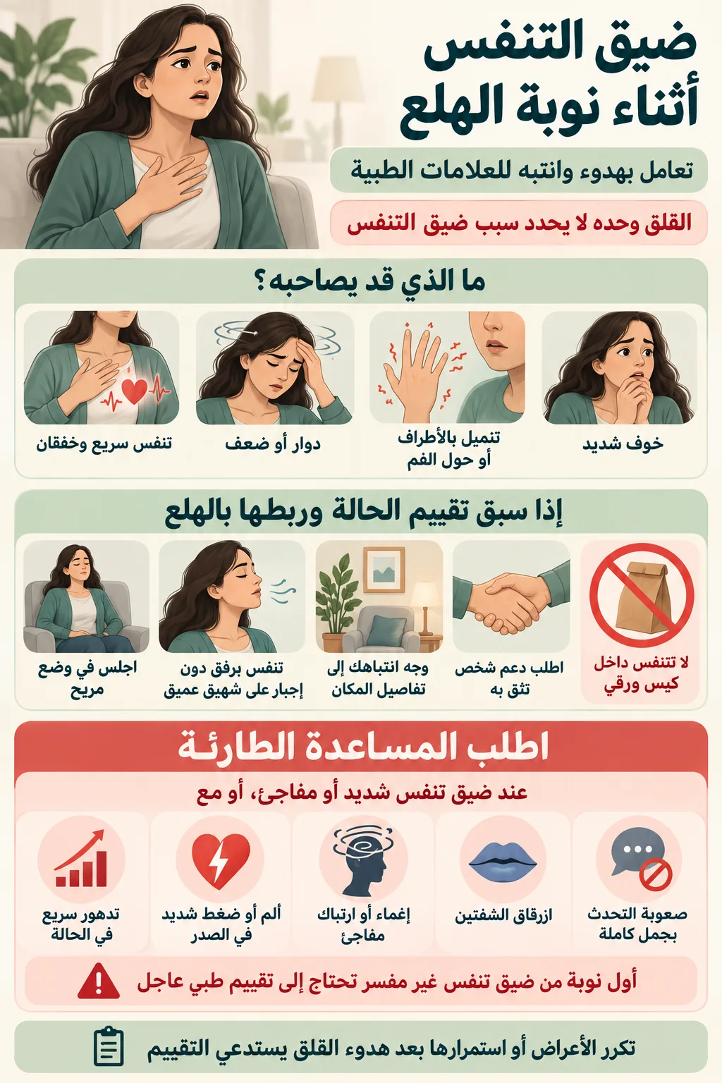 ضيق التنفس أثناء نوبة الهلع2
