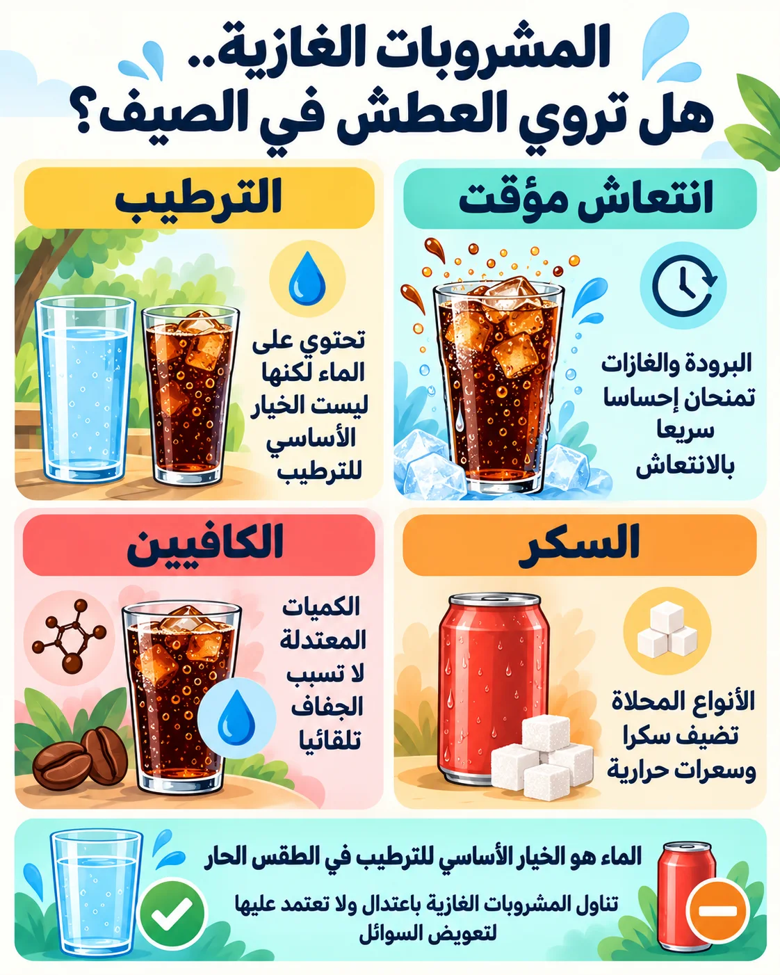 المشروبات الغازية