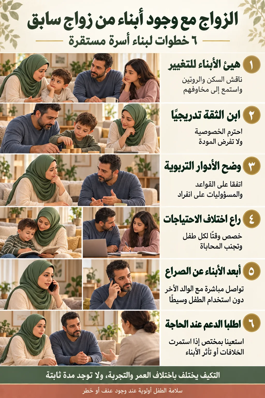 الزواج مع وجود أبناء من زواج سابق تعديل2