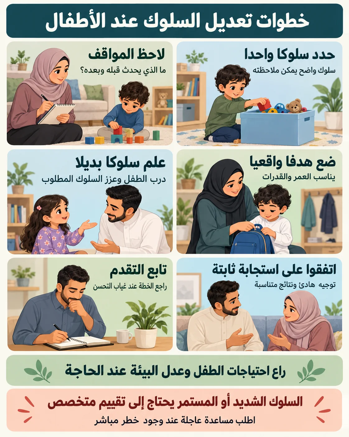 تعديل السلوك عند الأطفال إنفو