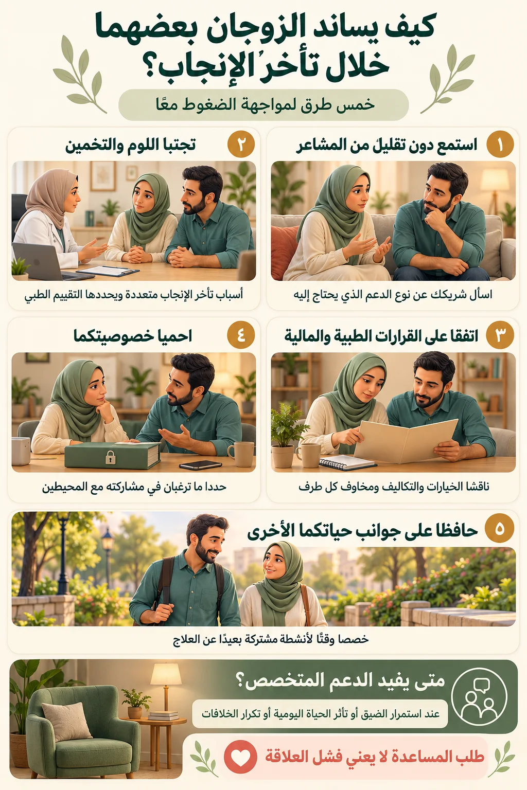 تأخر الإنجاب وتأثيره في العلاقة الزوجية2