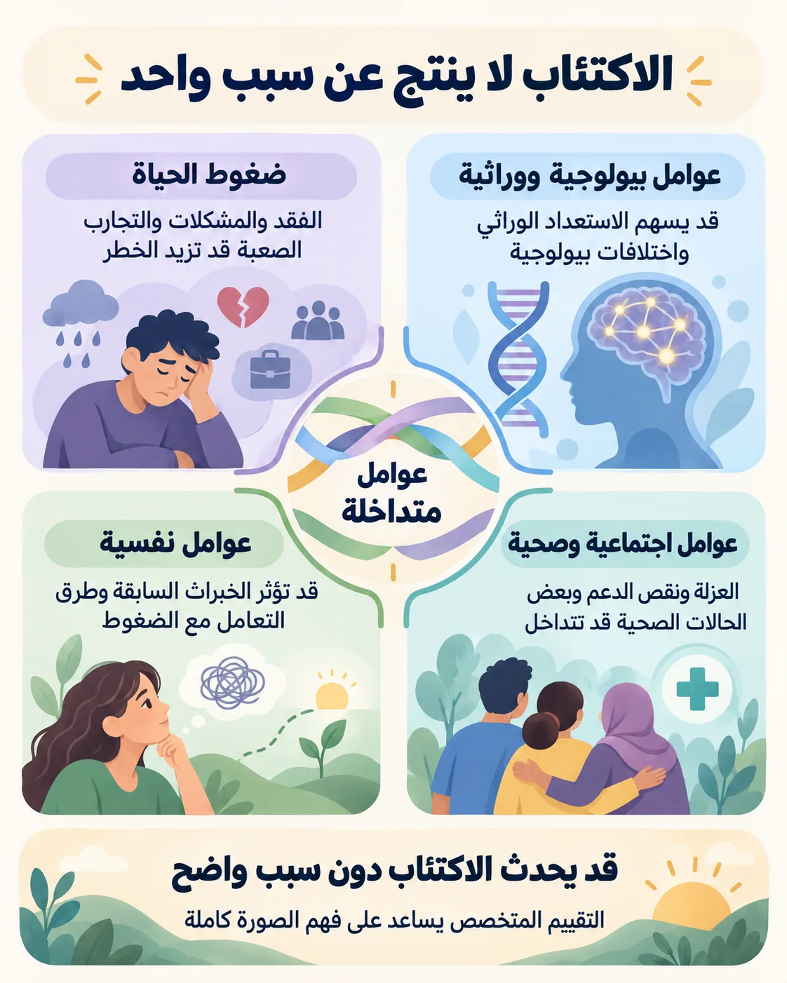 أسباب الاكتئاب1