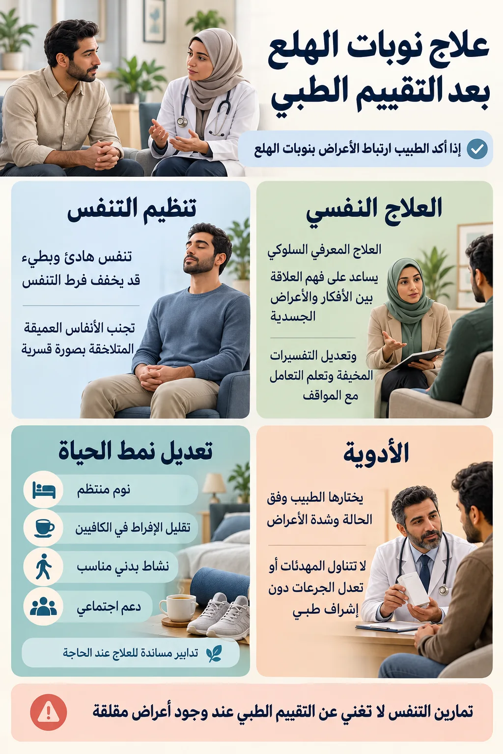 الفرق بين نوبة الهلع والأزمة القلبية4
