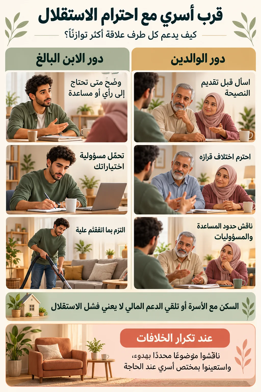 استقلال الأبناء البالغين2