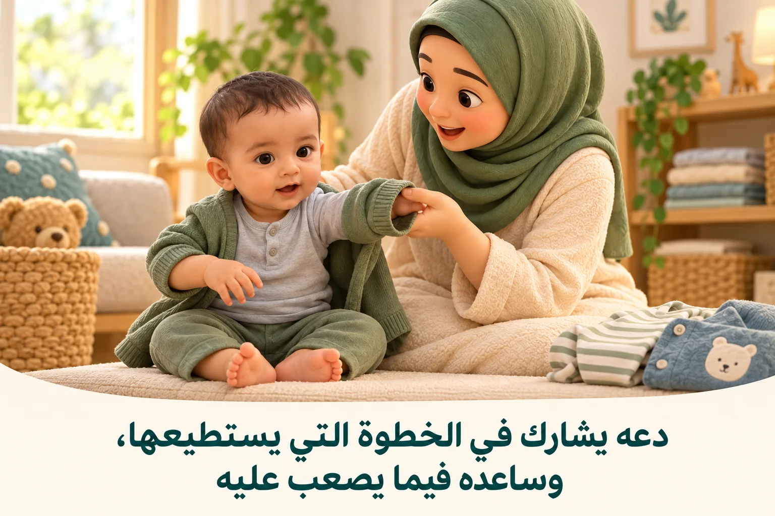 كيف تعلم طفلك الاعتماد على نفسه1