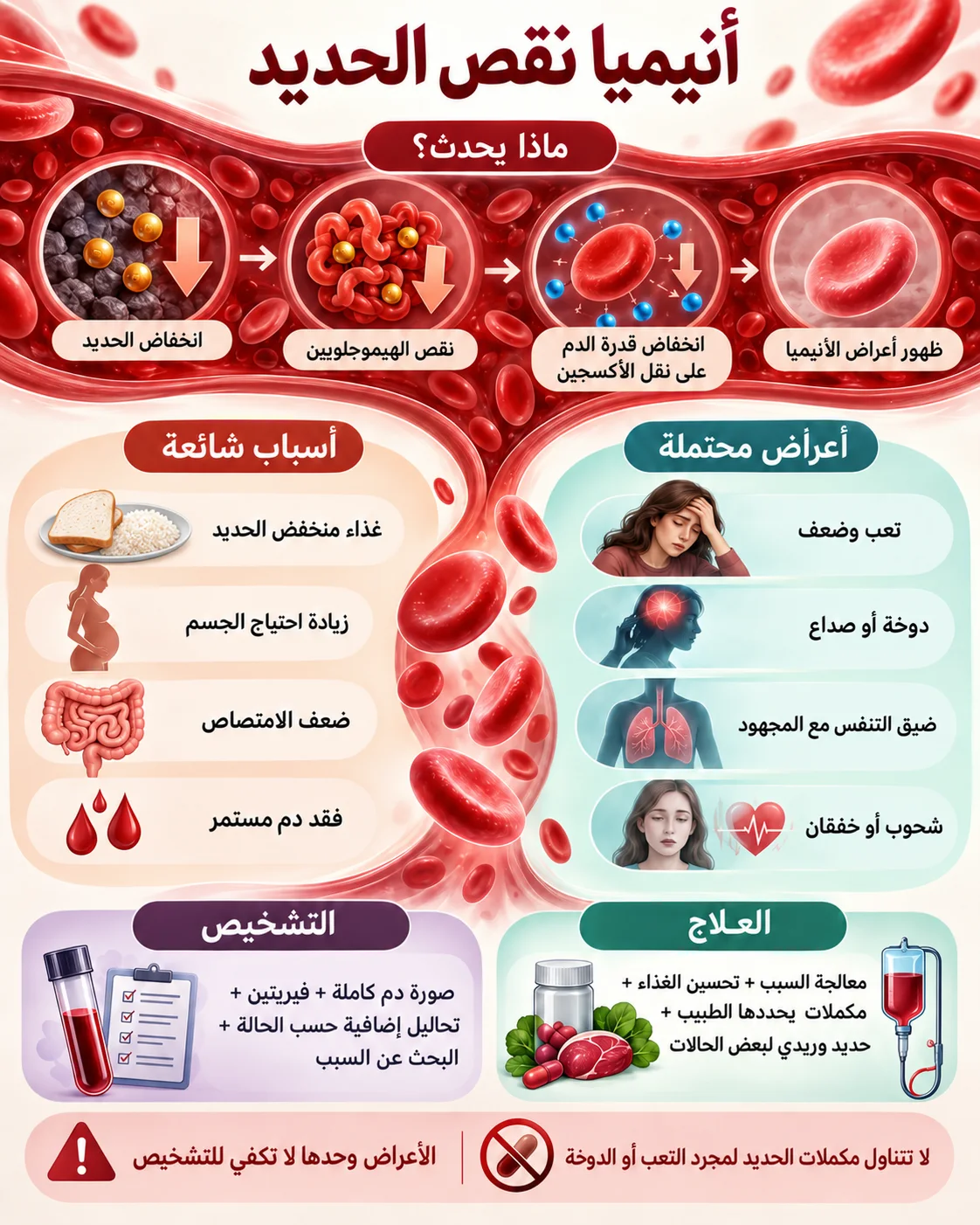 أنيميا نقص الحديد إنفو