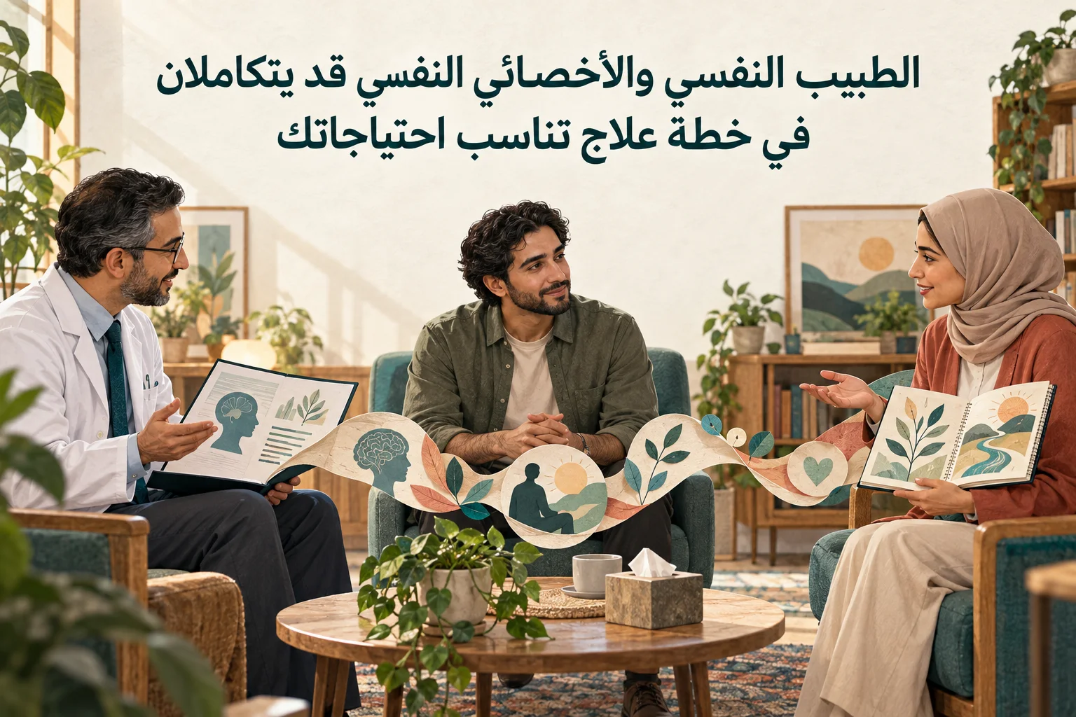 الفرق بين الطبيب النفسي والأخصائي النفسي1