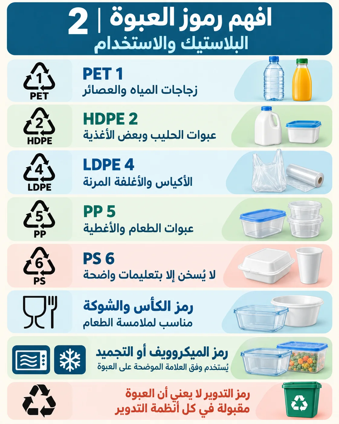 الأرقام والرموز على عبوات الطعام12