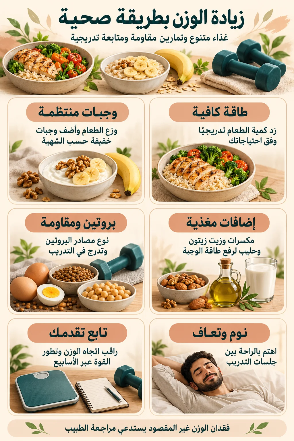 زيادة الوزن بطريقة صحية 2