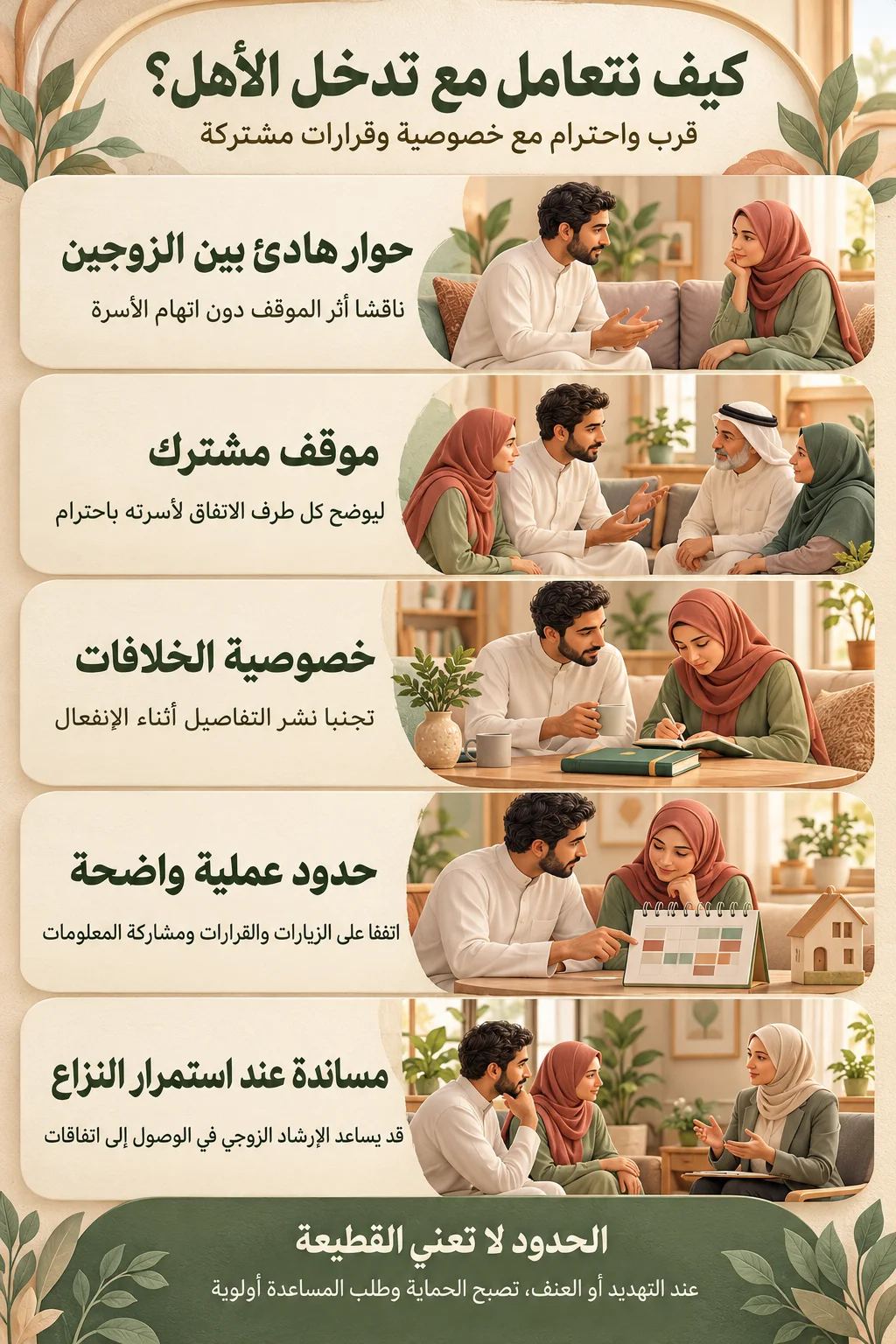 تدخل الأهل في الحياة الزوجية2